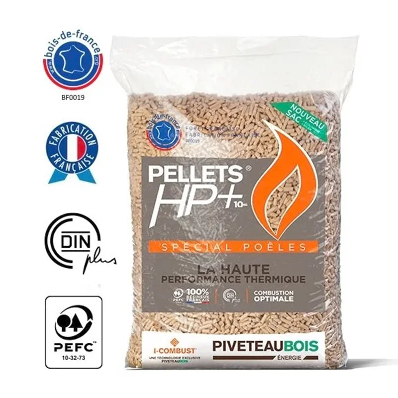 Pellet di legno francesi Piveteau HP+ – Ptuttit 1080kg (72 sacchi)