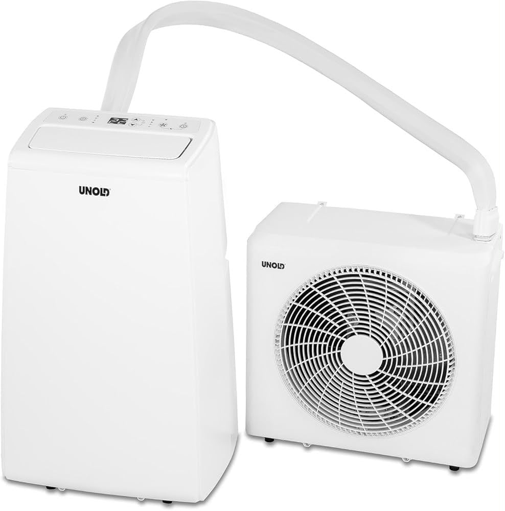 UNOLD 86340 Climatizzatore Split Mobile 12.000 BTU – 3,5 kW, Riscaldamento e Raffrescamento