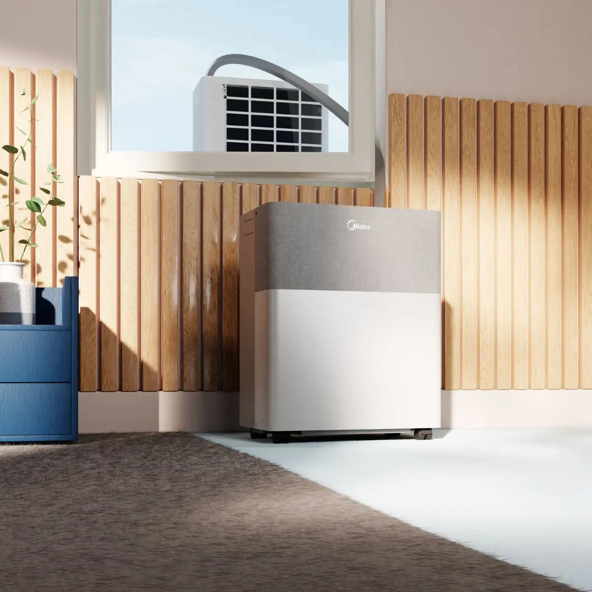 Midea PortaSplit Climatizzatore Split Mobile 3,5 kW – 12.000 BTU – Raffrescamento, Riscaldamento e Deumidificazione