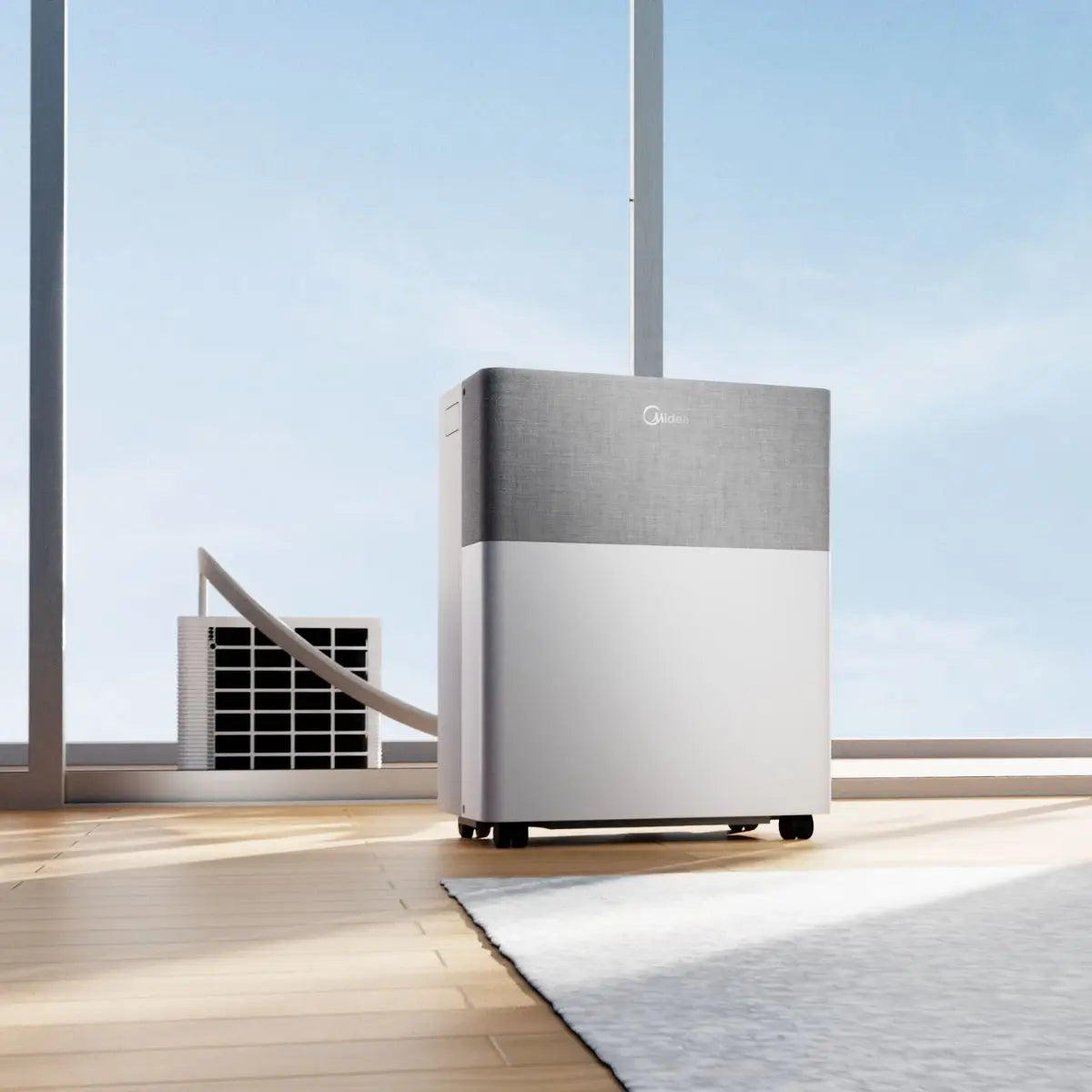 Midea PortaSplit Climatizzatore Split Mobile 3,5 kW – 12.000 BTU – Raffrescamento, Riscaldamento e Deumidificazione